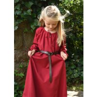 Kinder Mittelalterkleid, Unterkleid Ana, rot, Gr. 128