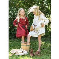 Kinder Mittelalterkleid, Unterkleid Ana, rot, Gr. 128