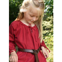 Children medieval dress, petticoat Ana, red, size 146