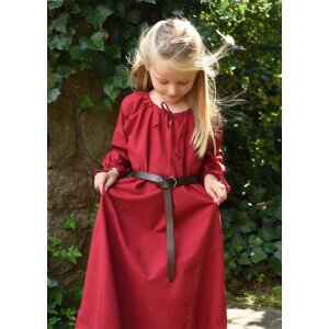 Kinder Mittelalterkleid, Unterkleid Ana, rot, Gr. 164