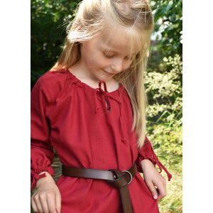 Children medieval dress, petticoat Ana, red, size 164