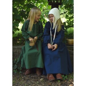 Children medieval dress, petticoat Ana, blue, 128