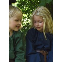 Kinder Mittelalterkleid, Unterkleid Ana, blau, Gr. 164