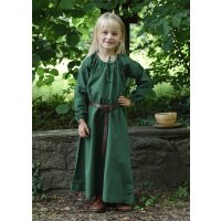 Children medieval dress, petticoat Ana, green, 146