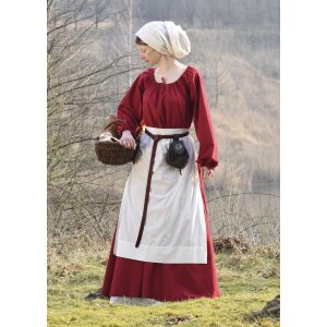 Mittelalterkleid, Unterkleid Ana, rot