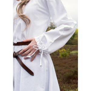 Medieval dress / Viking dress / petticoat Ana, white, S