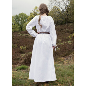 Medieval dress / Viking dress / petticoat Ana, white, XL
