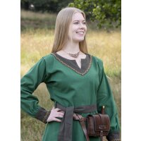 Viking dress Jona, green, M