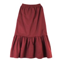 Medieval skirt / petticoat, red, XXL