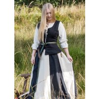 Medieval corsage / bodice vest Tilda, black, S