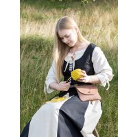 Medieval corsage / bodice vest Tilda, black, L