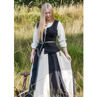 Medieval corsage / bodice vest Tilda, black,XXL