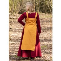 Viking slip dress Tinna, mustard yellow