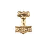 Pendant Thors hammer made of brass