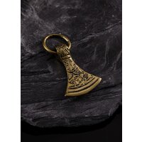 Pendant Jellinge axe, brass