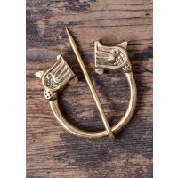 Viking brooch with dragon heads