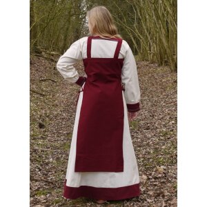 Wikinger Überkleid Tinna, weinrot, Gr. L/XL