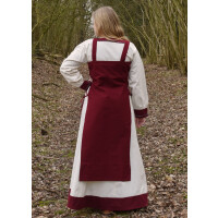 Wikinger Überkleid Tinna, weinrot, Gr. L/XL