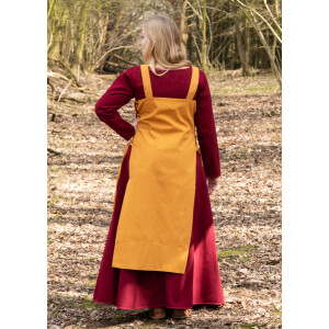 Viking slip dress Tinna, mustard yellow, size L/XL