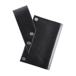 Porte-ceinture dépée en cuir noir