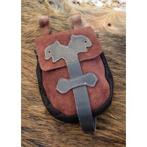 Market medieval nappa leather belt bag