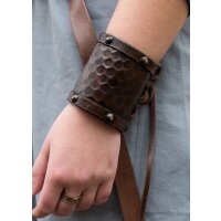 Small leather arm guard without decorative fittings