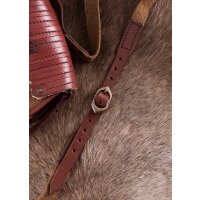Tasche im Wikinger-Stil aus Leder und Segeltuch