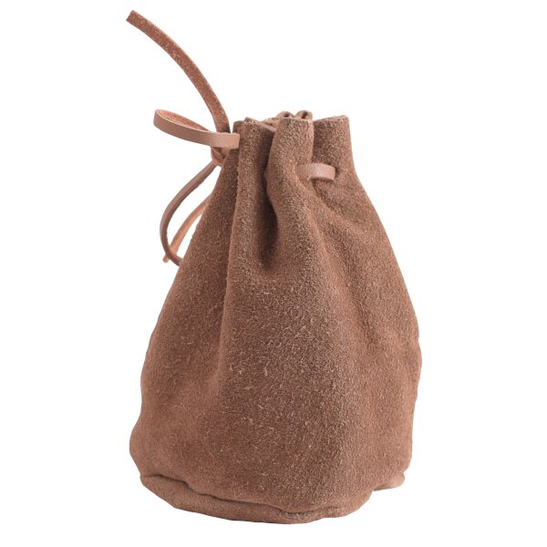 Medieval leather bag brown