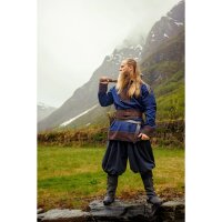 Viking tunic wool "Roland" dark blue