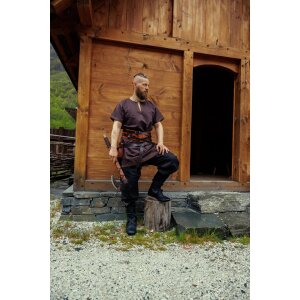 Viking Rush pants linen "Wodan" black L
