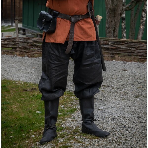 Viking Rush pants linen "Wodan" black XXXL