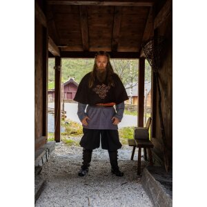 Viking woolen gugel "Bjomolf" brown