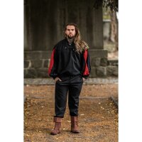 Mercenary medieval shirt "Albert" black / red M