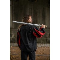 Mercenary medieval shirt "Albert" black / red XXL