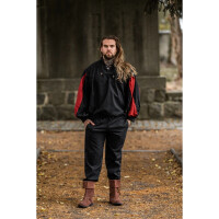 Mercenary medieval shirt "Albert" black / red XXXL