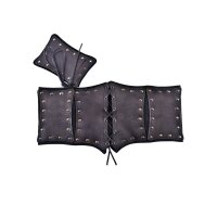 Leather underbust corsage, various colors