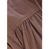 Medieval shirt brown, short sleeve