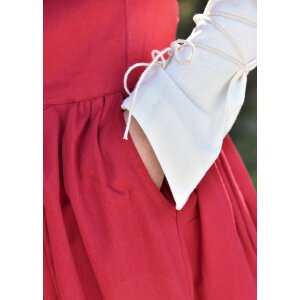 Medieval strap dress / overdress red "Lene"