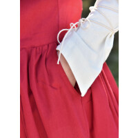 Medieval strap dress / overdress red "Lene"