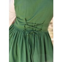 Medieval strap dress / overdress green "Lene"