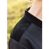 Medieval dress black with velvet details "Meira"