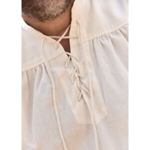 Medieval shirt nature, short sleeve, size L