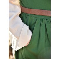 Medieval strap dress / overdress green "Lene" size M