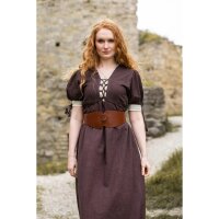 Summer dress brown / nature "Denise" L