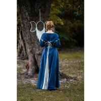 Medieval dress blue / nature "Larina" S