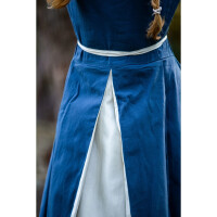 Medieval dress blue / nature "Larina" S