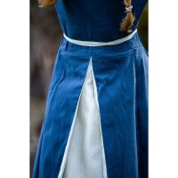 Medieval dress blue / nature "Larina" XXXL