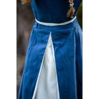 Mittelalterliches Kleid Blau/Natur "Larina" XXXL