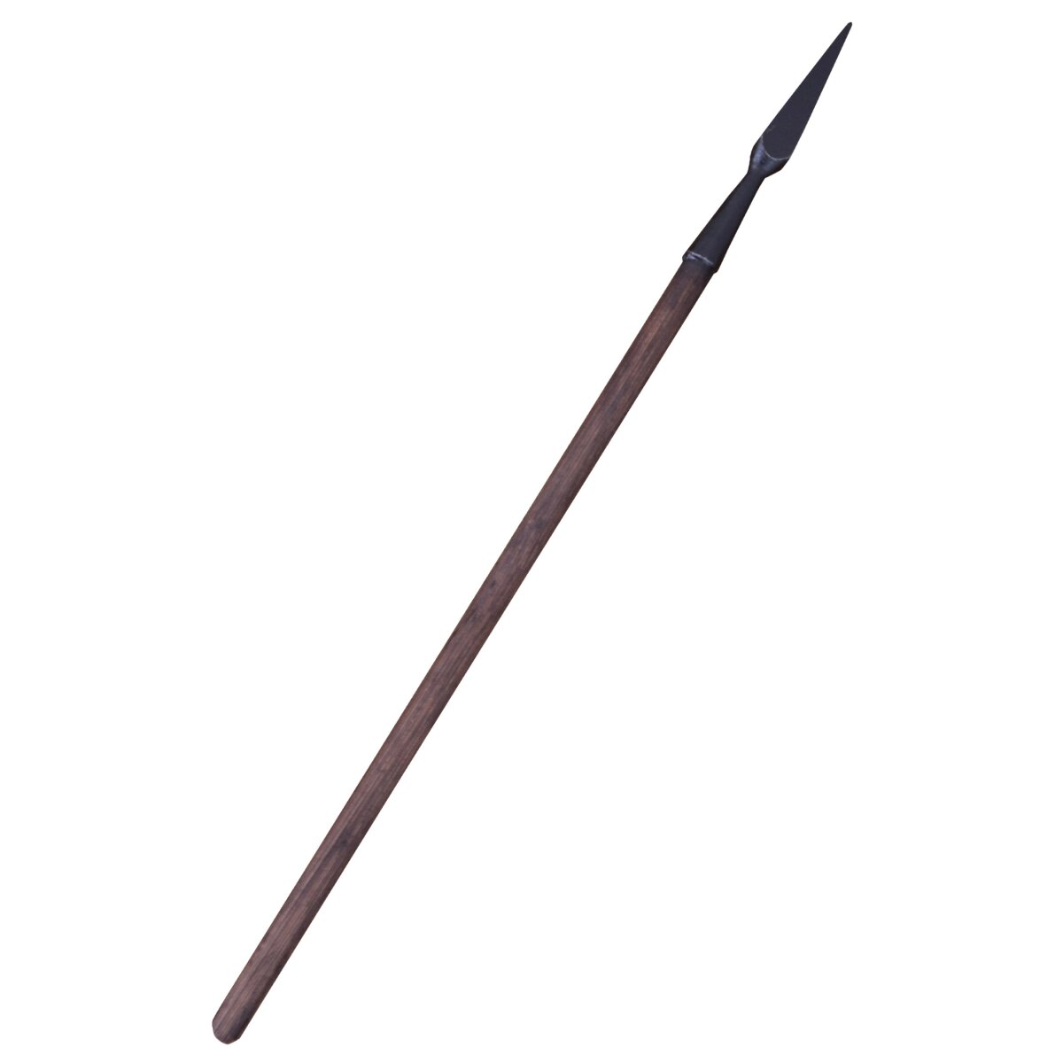 Crossbow bolt with forged Bodkin tip, without springs