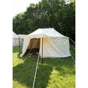 Knight tent Burgundy, 5 x 8 m, 425 gsm, natural color